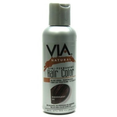 Color Semipermanente Para Cabello Via Natural Mahogany 4 oz