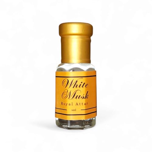 White Musk Attar 100% Pure & Original | Long-Lasting, Light Fragrance | Alcohol-Free Perfume Oil for Men & Women | Ideal for Daily Use – 6ml