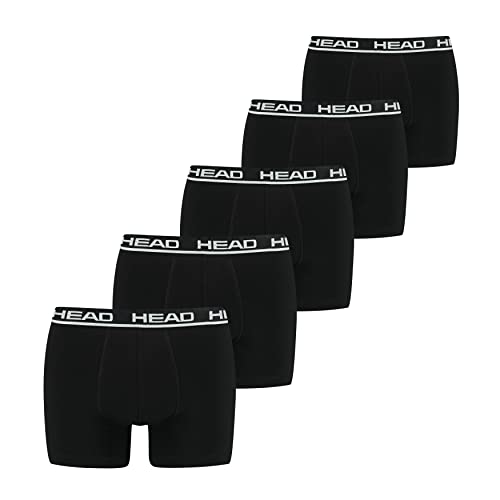 HEAD Calzoncillos Tipo bóxer para Hombre (5, Negro, L