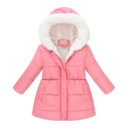 Image of Teen Kids Leather Puffer Jackets Winter Waterproof Fleece Lined Down Coats Boys Girls Padded Warm Quilted Outwear