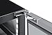 Summit 15 Inch Beverage Refrigerator, 1.7 Cu.ft., Stainless Steel Door and Interior, Shallow Depth Undercounter, Commercially Approved- SDHR1534 (RHD, Stainless Steel)