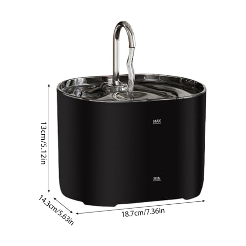 Fuente de agua automática para mascotas y gatos miniatura 5