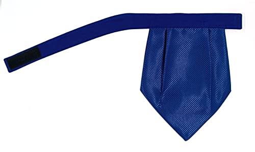 Image of formal cravat set for men with pocket square Men's Cravat Necktie, Self Design Microfiber Dark Multi color Free Size