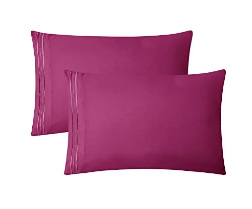 Clara-Clark-King-Sheets-Set-Deep-Pocket-Bed-Sheets-for-King-Size-Bed-4-Piece-King-Size-Sheets-Extra-Soft-Bedding-Sheets-Pillowcases-Magenta-Sheets-King