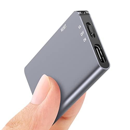 128GB Magnetic Digital Voice Recorder - 1520Hrs Recording Storage Voice Activated Recorder with Playback Noise Reduction - Audio Recorder Device for Lectures Meetings interviews