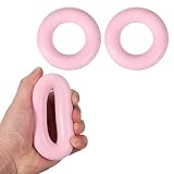 YELARXI Anillos de entrenamiento de fuerza de agarre, fortalecedor de agarre de mano portátil, fortalecedor de dedo y antebrazo, ajuste para (atletas/escalada en roca/entrenamiento/fitness), 2