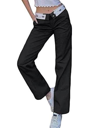 PTLLEND Bluse Schwarz Longsleeve Damen Sexy Gothic Tshirt techwear Women Tshirts Teenager Damen Anime Shirt Bunny hat alt Girl Aesthetic Shirts tiktok Tshirt My Hero Academia Tshirt Grunge koreanisc