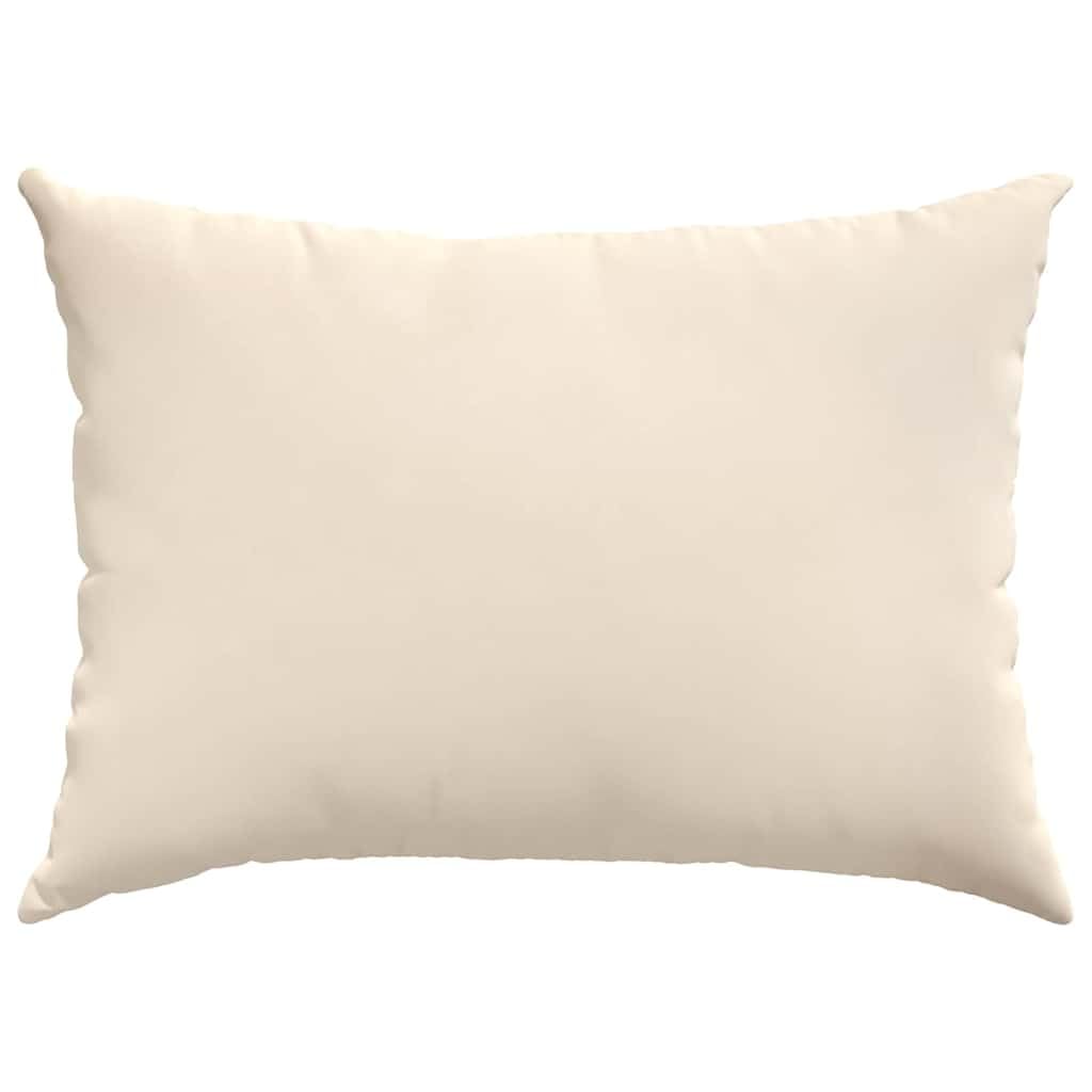 Cuscino per divano, 2 pezzi, beige, 70 x 50 cm, tessuto con imbottitura in poliestere, sfoderabile, morbido e imbottito per soggiorno, ufficio, sala da pranzo, antiscivolo e confortevole