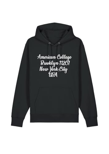 Sweat a enfiler noir homme American College USA taille M