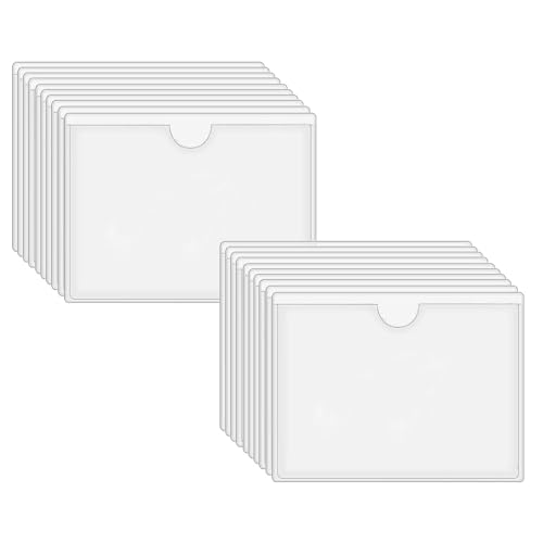 20 Stück Etikettenhalter Selbstklebend, 10 x 6 cm...