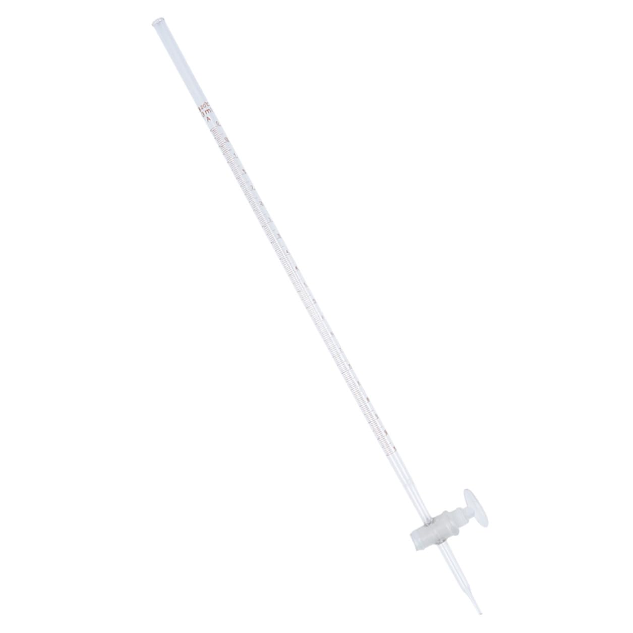 Homoyoyo Pipette Graduée en Verre Compacte et Légère pour Laboratoire, Burette Chimie Graduée pour Expérience de Laboratoire et Utilisation par Étudiants
