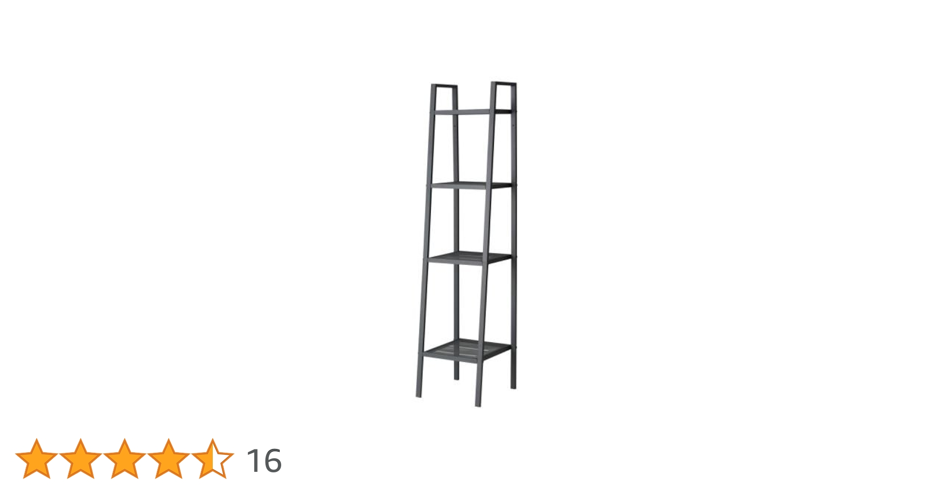 Amazon｜IKEA(イケア) LERBERG シェルフユニット, ダークグレー