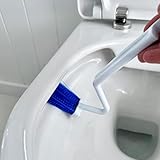 The Home Valet Company Rim Toilet Brush With Unique Holder Toilet Brush Set