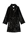 Victoria's Secret Short Cozy Robe, Robes for Women, Black (M/L)