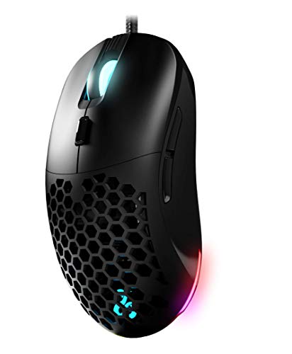 Newskill-Arakne-Tournament-Raton-RGB-Profesional-Gaming-16000-dpi-Peso-Customizable-Botones-Laterales-y-Cubierta-Superior-Modular-Negro
