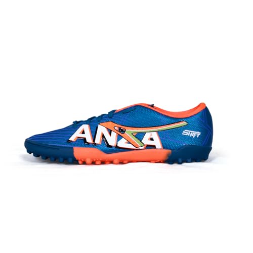 Image of Anza Shift Turf Football Shoes with Rubber Studs for Artificial Turf Surfaces - Durable PU Material, Flexible, Lightweight, Artificial Turf Surfaces