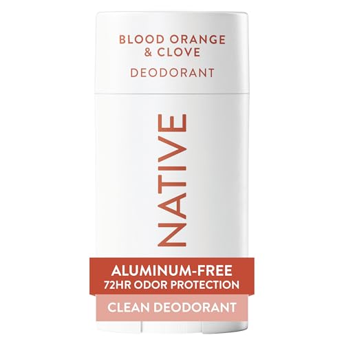 Image of Native Deodorant Contains Naturally Derived Ingredients, 72 Hour Odor Control, Deodorant for Women and Men, Aluminum Free, Blood Orange & Clove 2.65oz