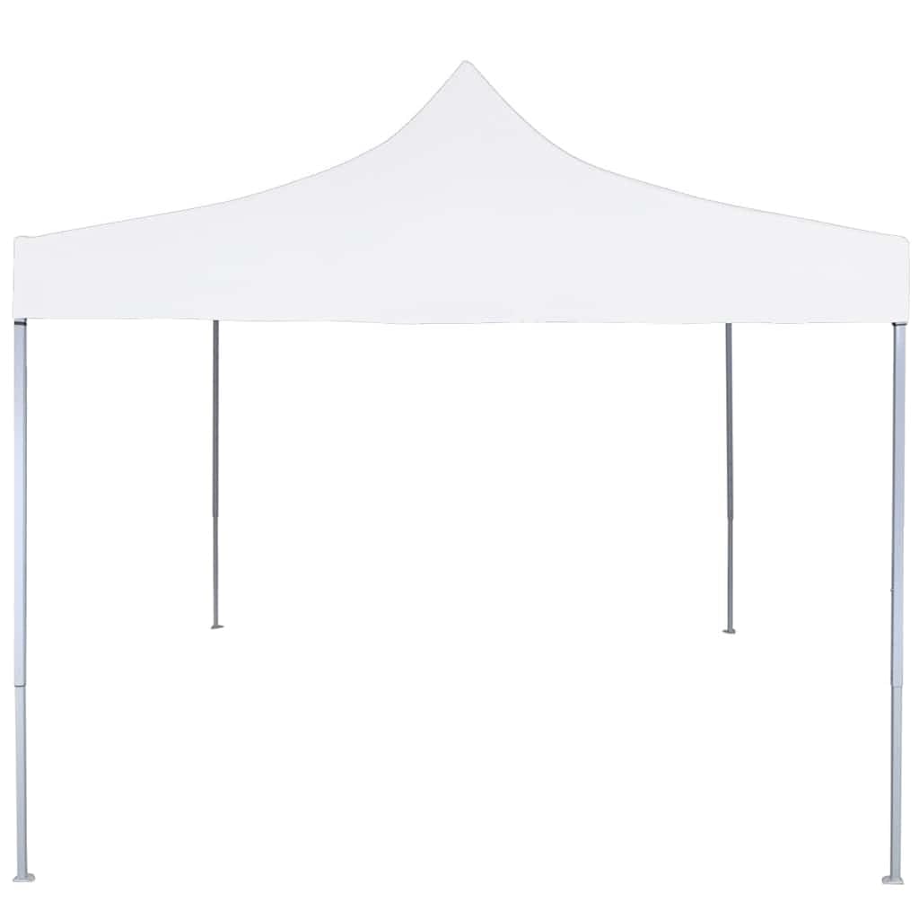 Carpa plegable para fiestas, 3 x 3 m, acero, color blanco