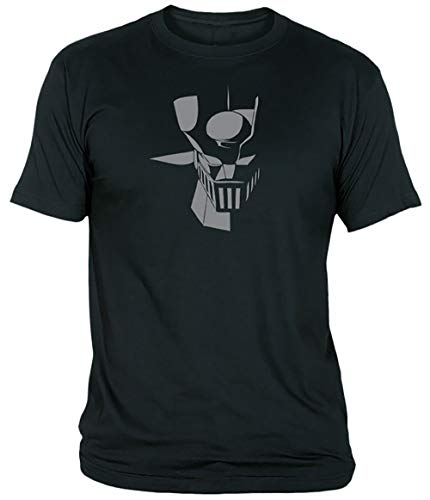 Camisetas EGB Camiseta Mazinger Z Adulto/niño ochenteras 80´s Retro (Negro, XL)