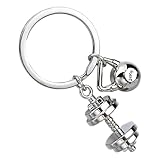 Mise à niveau de style distinctif : ajoutez une touche unique à vos accessoires avec ce porte-clés orné de motifs de fitness comme des haltères et des kettlebells. Le design unique confère à votre style personnel une touche distincte et ajoute une touche unique à vos effets personnels.