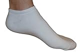 Cushees Low-Cut Double Thick Socks, 3-Pack [142Large] (White)