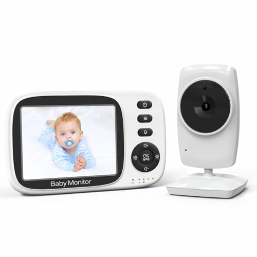 Babá Eletrônica TakTark: Tecnologia e Conforto Para o Cuidado do Seu Bebê 5 LuxLam Babá Eletrônica,Câmera para Bebês com Tela de 3.2", Visão ...