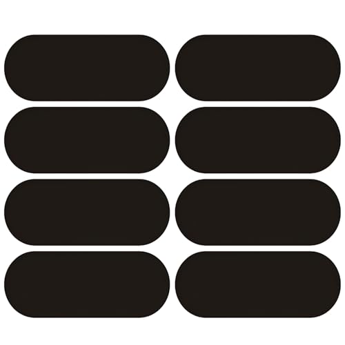 8 Stück Reflektierende Motorradhelm, Motorrad, Fahrrad Aufkleber, Reflektor Nacht Sichtbarkeit Signalisierung, Reflektierende Aufkleber-Schwarz, Universal Reflektor Aufkleber, Für Helm Motorradhelm