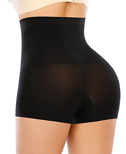 Image of Werena Shapewear Shorts Tummy Control for Women High Waisted Body Shaper Underwear Slimming Slip Shorts Under Dresses