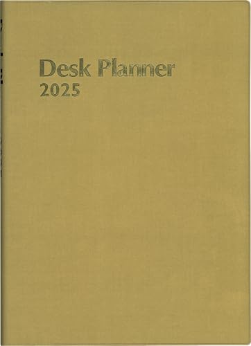 博文館 手帳 2025年 B5 ウィークリー デスクプランナー ゴールド No.134 (2025年 1月始まり)