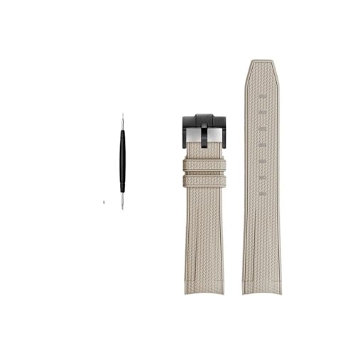 Bracelet montre caoutchouc 20mm imperméable à courbe ajustée