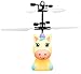 Produktbild Dreamtoys Fliegendes Einhorn Pony - Pegasus - Unicorn mit extra Hellen Led Licht Gelb Einfach zu Steuern mit der Hand Das Spielzeug für kleine und große Girls Super tolles Geburtstagsgeschenk