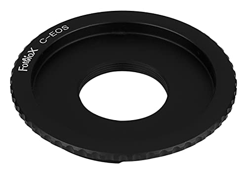Image of Fotodiox Lens Mount Adapter - C-Mount Movie Lens to Canon EOS Camera fits Canon EOS Cameras