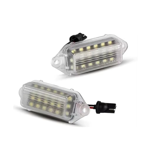 Evita multas por luz fundida con las luces matrícula coche LED para Lancer de fácil instalación