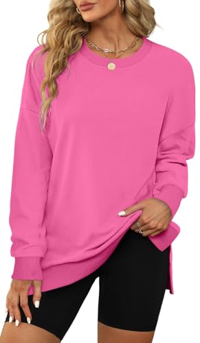 Image of XIEERDUO Womens Oversized Sweatshirts Pullover Casual Crewneck Long Sleeve Tops Comfy