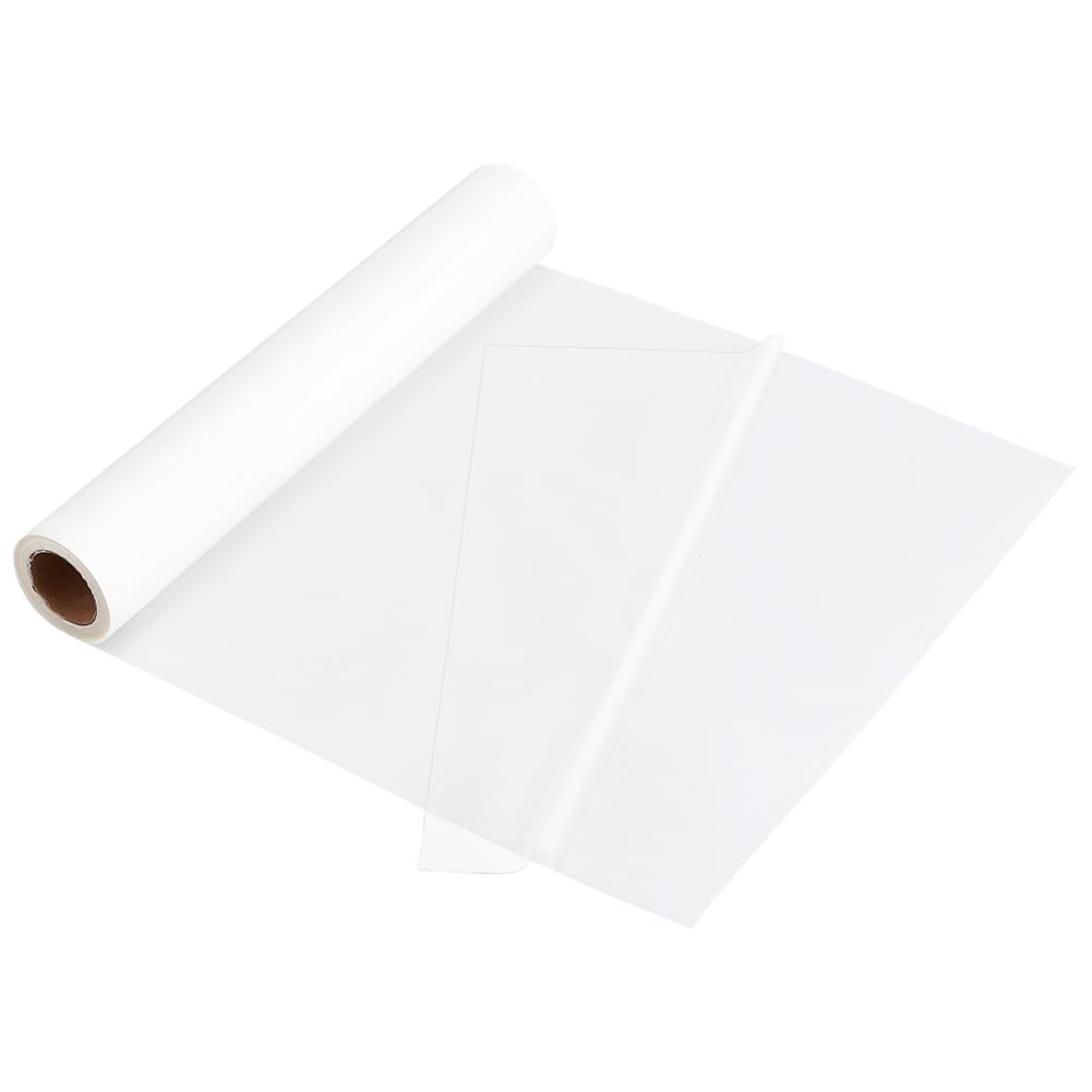 PH PandaHall Pellicola Adesiva Bifacciale Termoadesiva 35cm X 9 m, Fogli Adesivi Termoadesivi per Tessuti, per Fai Da Te, Artigianato, Cucito