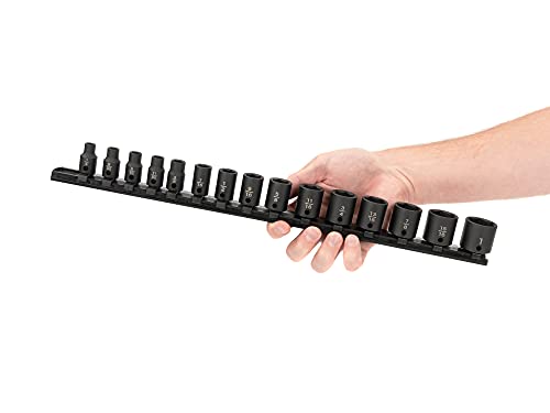 Image of TEKTON 3 /8 Inch Drive Impact Socket Set, 15-Piece | SID91104