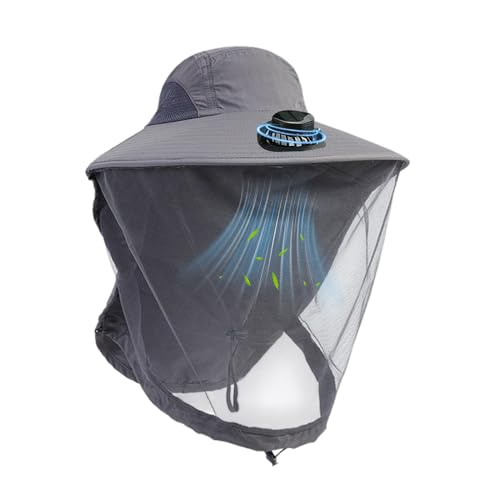 Chapeau de ventilateur rafraîchissant idéal pour voyage, camping et piscine