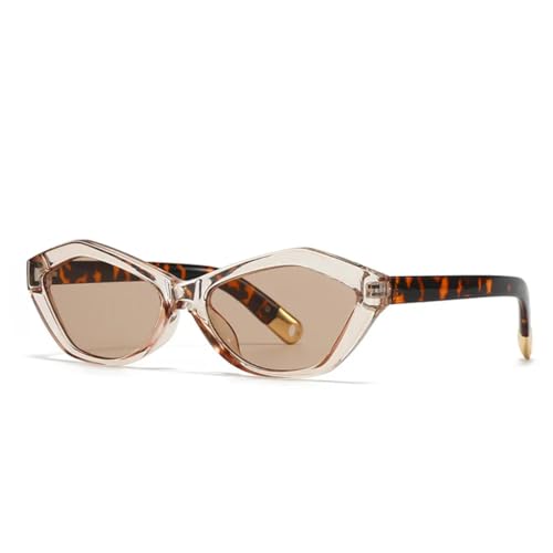 Lunettes de soleil œil de chat femme homme rétro vert bleu avec verres UV400