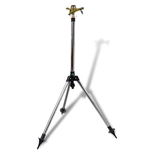 Juroupi Impulse Sprinkler Garden Watering Zinc on Tripod Base-40913