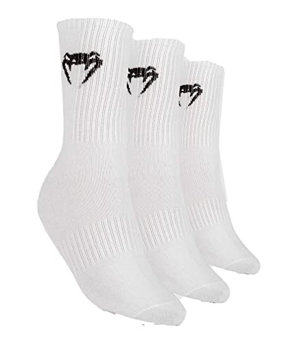 Venum Standard Socks, White/Black, 37-39