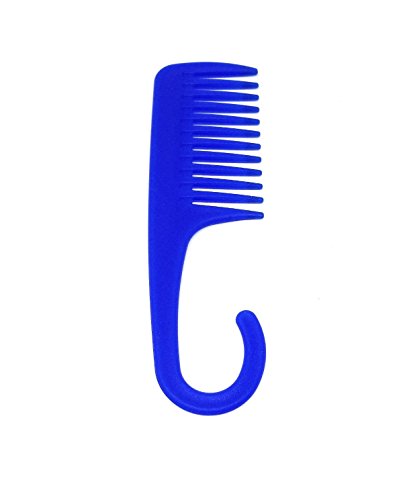 Shower Detangling Comb Wide Tooth for Wet & Dry Hair with Hanging Hook