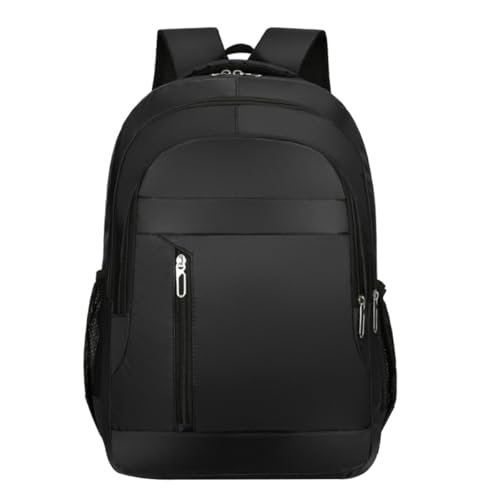 HONMEET Mochila para Computadora Negra Mochila Multiusos de Gran Capacidad para Viajes de Negocios para Hombre y Mujer Correas Ajustables Adecuado para Oficina y Exteriores