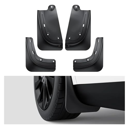 Bavettes Garde-Boue pour Tesla Model Y Juniper 2025-2026 sans Perçage Antichoc