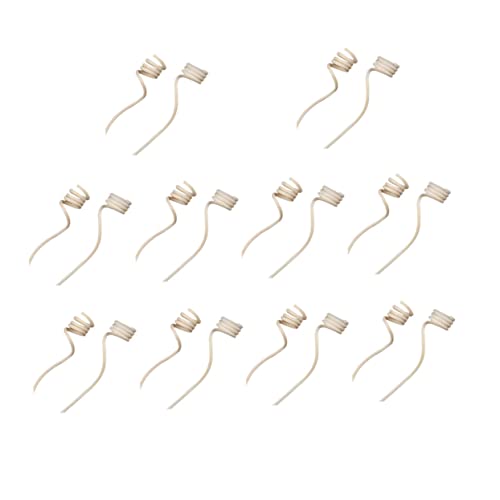 PRETYZOOM 20pcs Large Spiral Head Rattan Sticks Natural Fragrance Diffuser for Essential Oils Aromatherapy Diffuser Replacement Sticks for Home Office Weddings