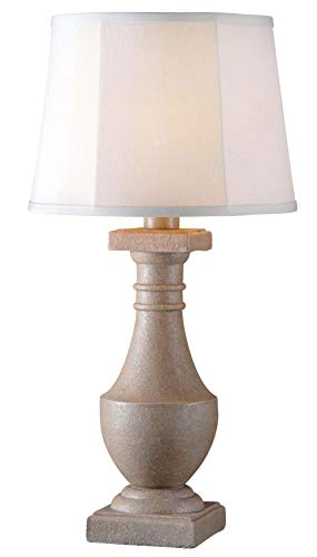 Flash Deals - 60% OFF Kenroy Home 32223COQN Patio Table Lamps, Large, Coquina Super Sale 🛒 Kenroy Home 32223COQN Patio Table Lamps, Large, Coquina