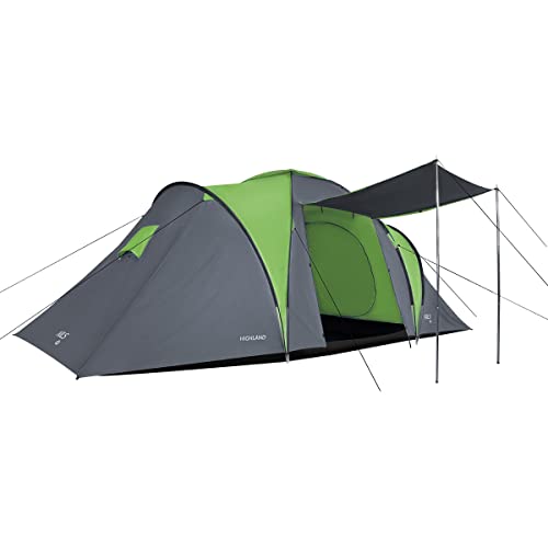 Carpa Dome para 6 Personas Camping Impermeable Verde miniatura 4