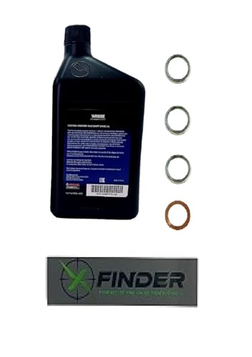 Image of Grizzly 660 (2002-2008) all Models Differential /Gear Oil Change Kit 1 Quarts ACC-SHAFT-PL-32 / Washers