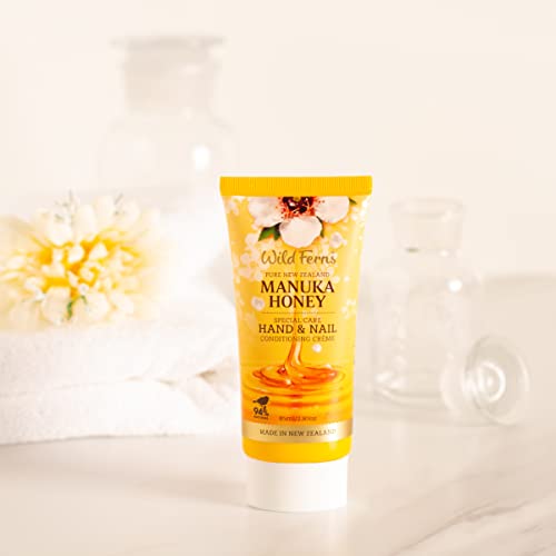 Wild Ferns Manuka Honey Special Care Hand & Nail Conditioning Crème, 94% Natural, 85 milliliters - Image 3