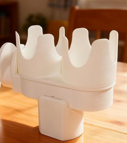 Portable Detachable Bottle Holder for Spectra S1/S2, Dual Bottle Storage & Hose Organization for Spectra Accessories, Holds Two Bottles with Detachable Base to Prevent Spills and Milk Waste, Pump Smar