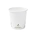 BIOZOYG Bicchiere di Carta per Bevande Calde I Tazza per caffè Espresso monouso per vasellame biodegradabile, compostabile Bicchiere per Espresso Bianco con Stampa Icone 1000 Pezzi 100 ml 4 oz